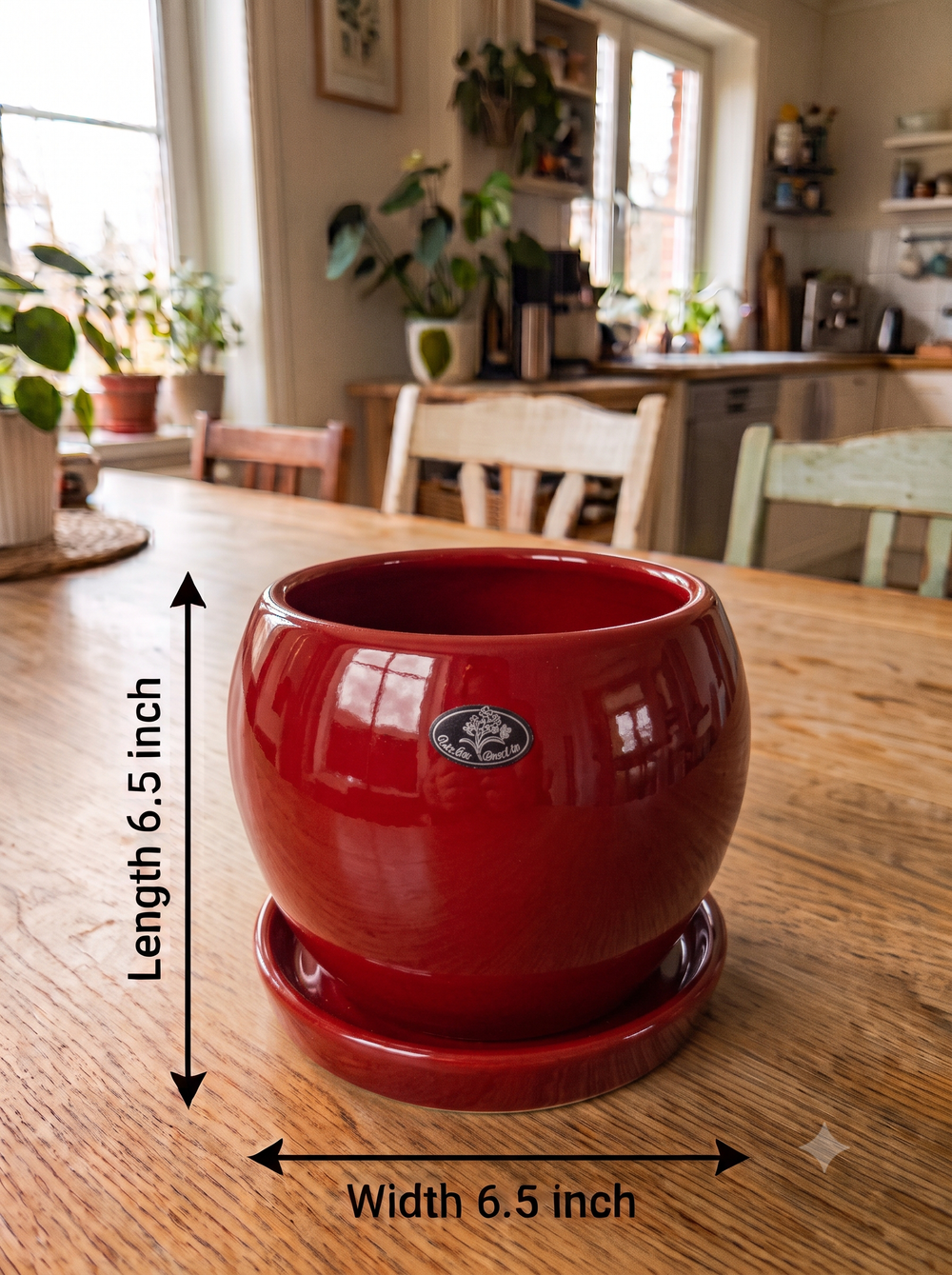 Apple Planter - XL in Red