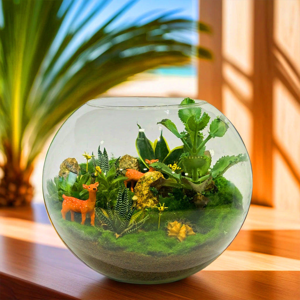 faux plant terrarium Designer plants with Terrarium – Crazyflora