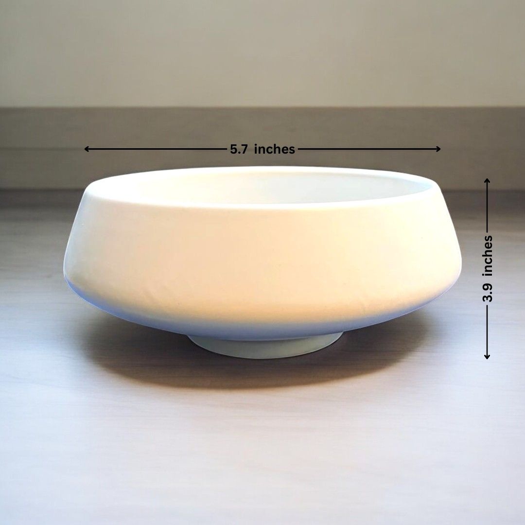 Bowl shape planter with stand