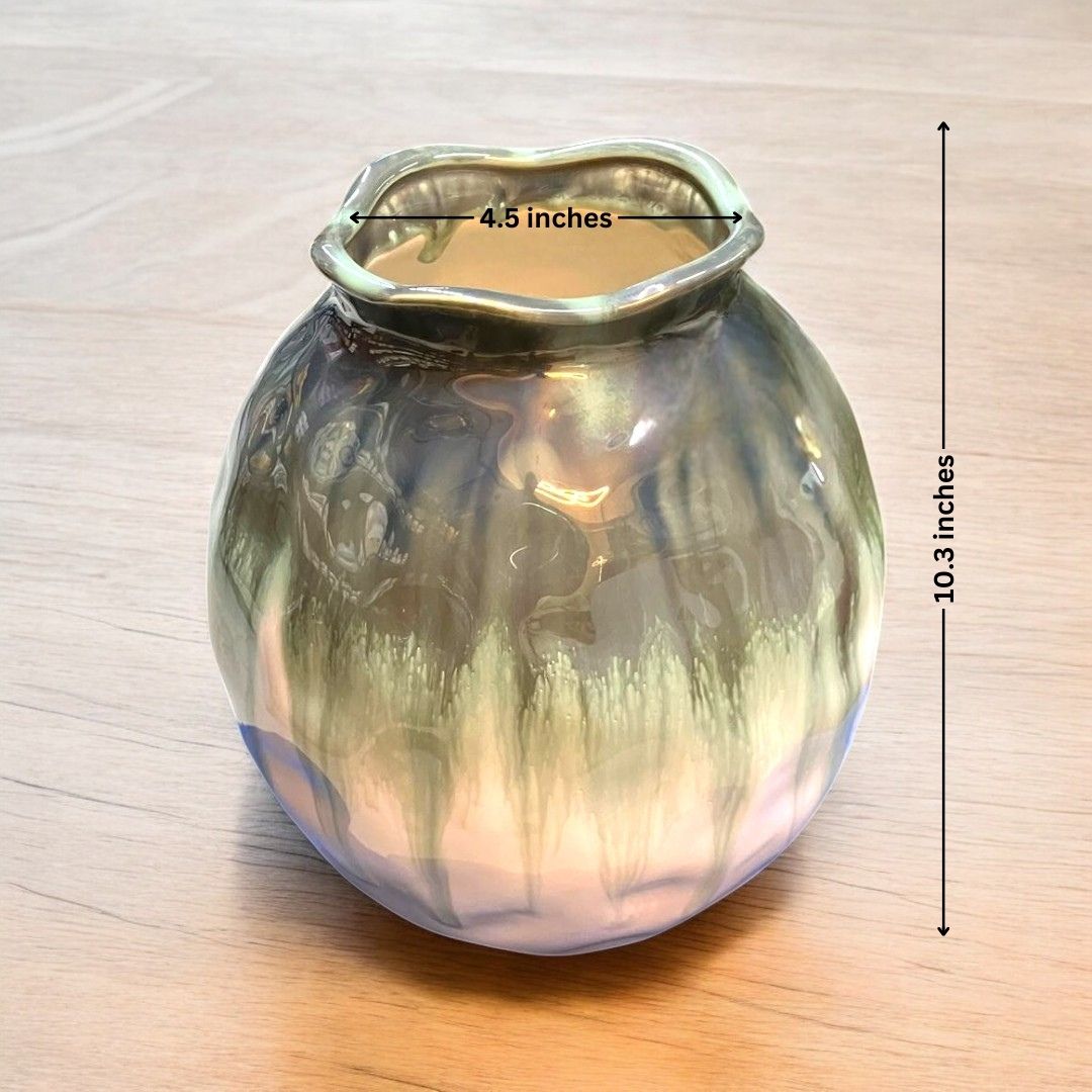 Designer planter with color shade