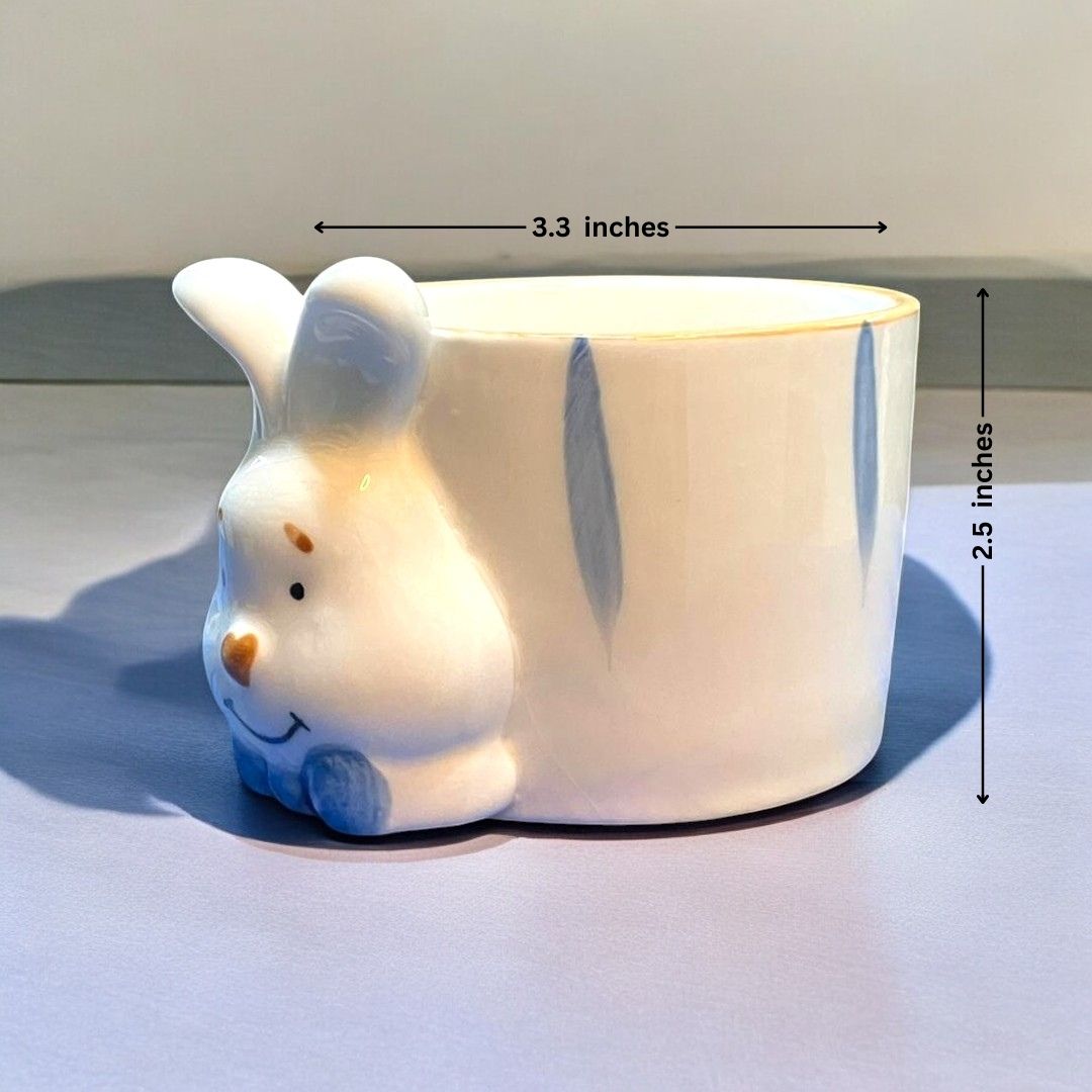 Rabbit Face Mug Shape planter
