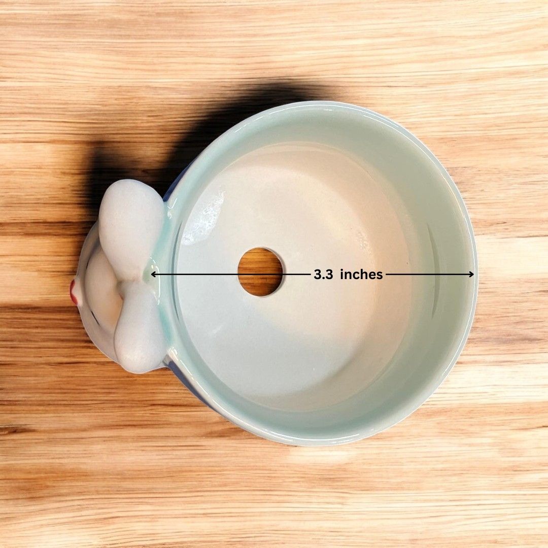 Rabbit Face Shape Mug Planter