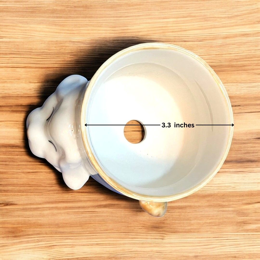 Dog Shape Mug Ceramic Planter