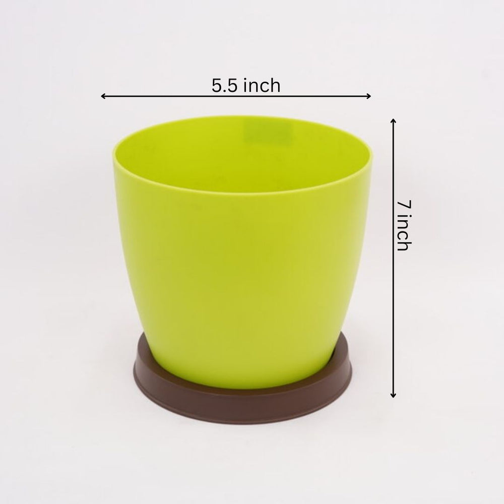 Creative Farmer Flower Pot Ronda With Tray