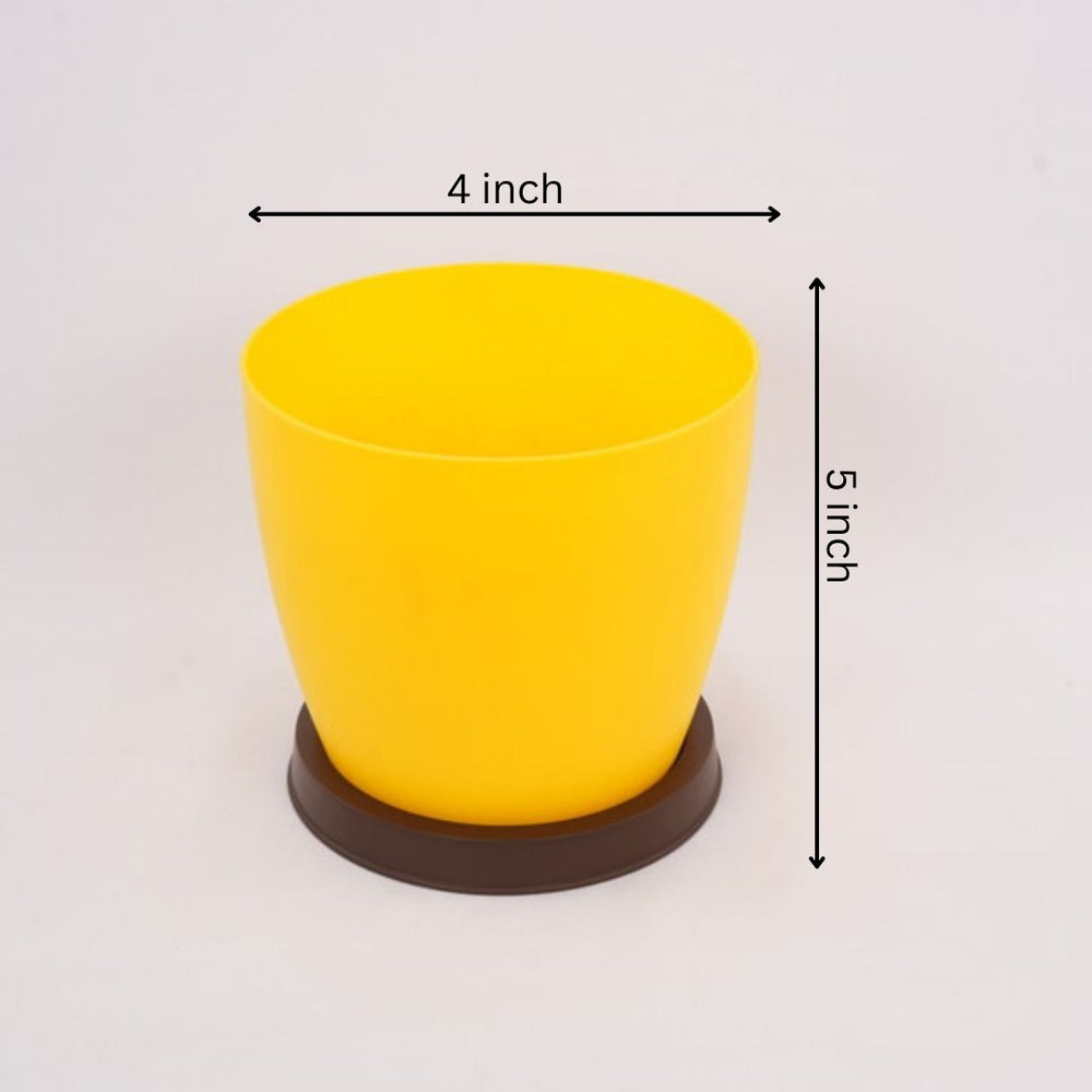 Creative Farmer Flower Pot Ronda With Tray