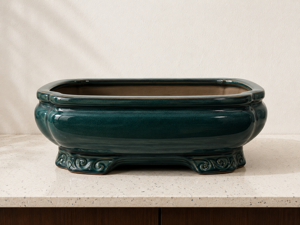 Emerald Harmony Bonsai Planter