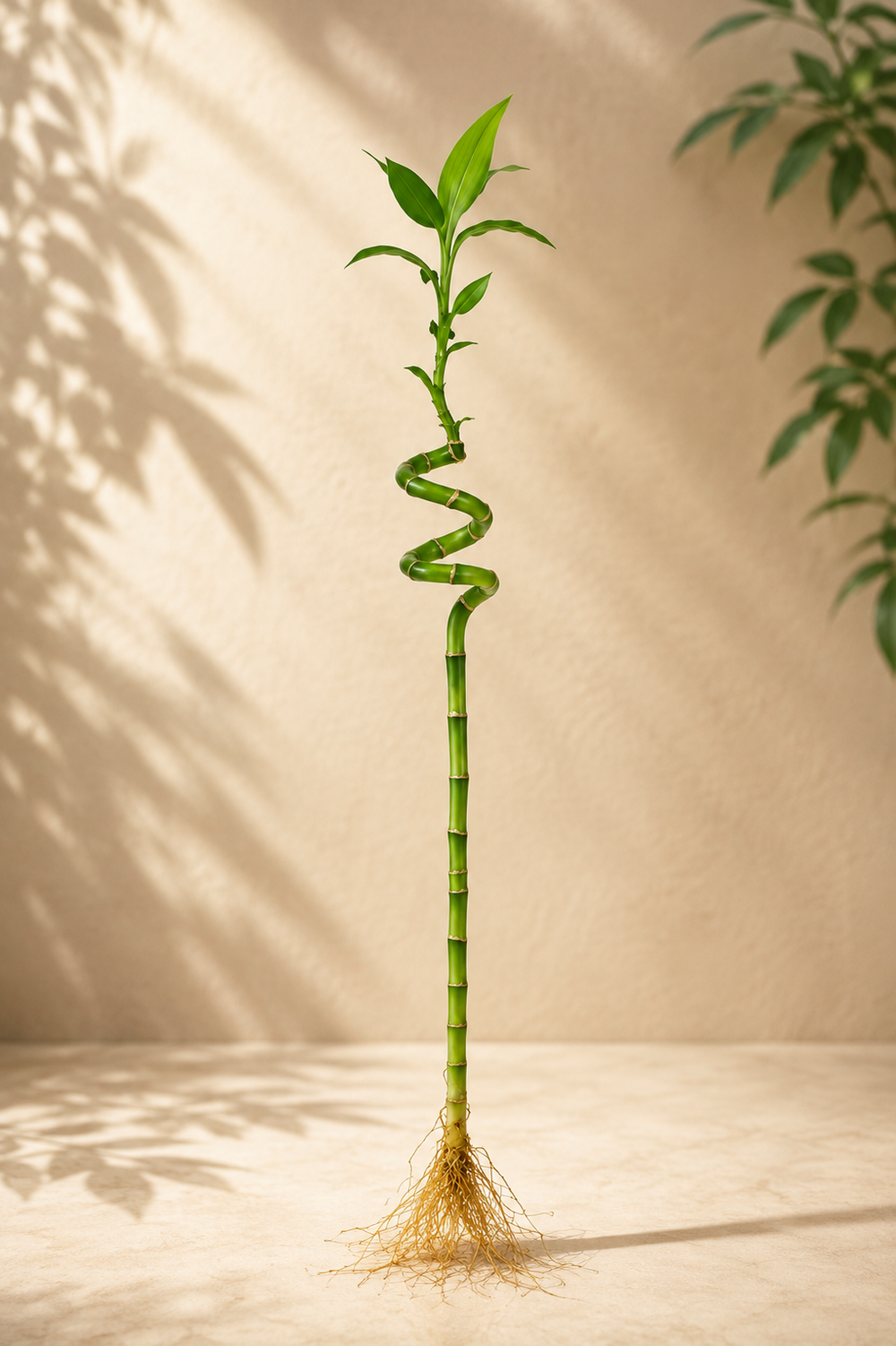 Feng Shui Spiral Lucky Bamboo Plant - 90 cm