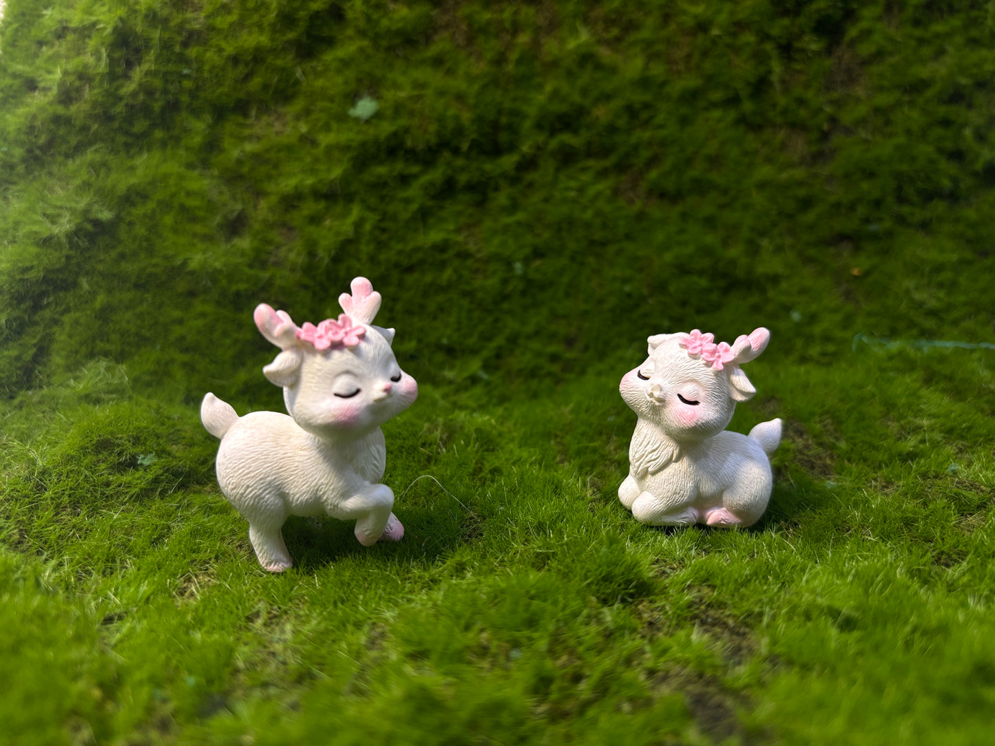 Cute Resin Deer Miniatures
