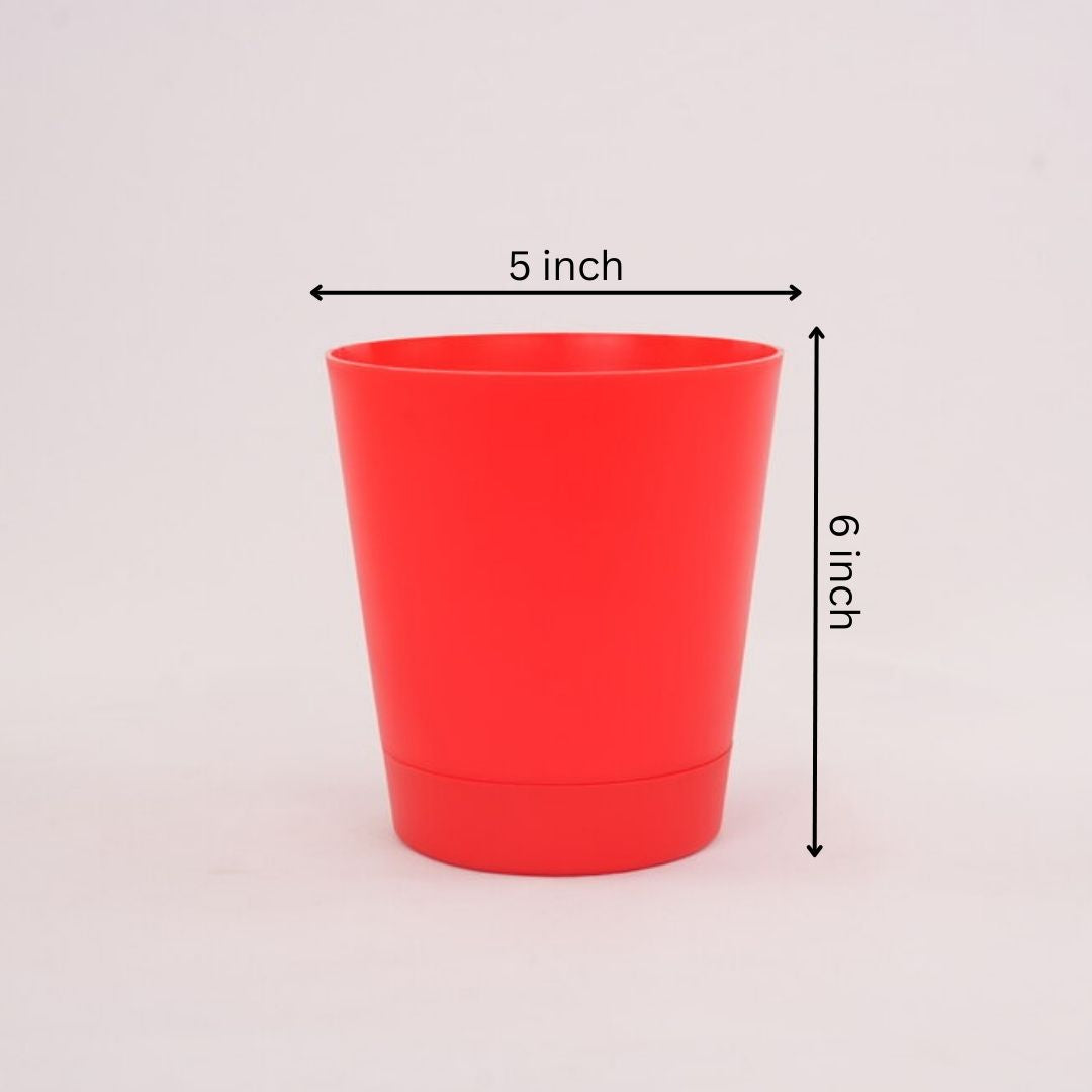 Round Plastic Flower Pots