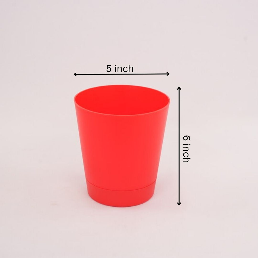 Round Plastic Flower Pots