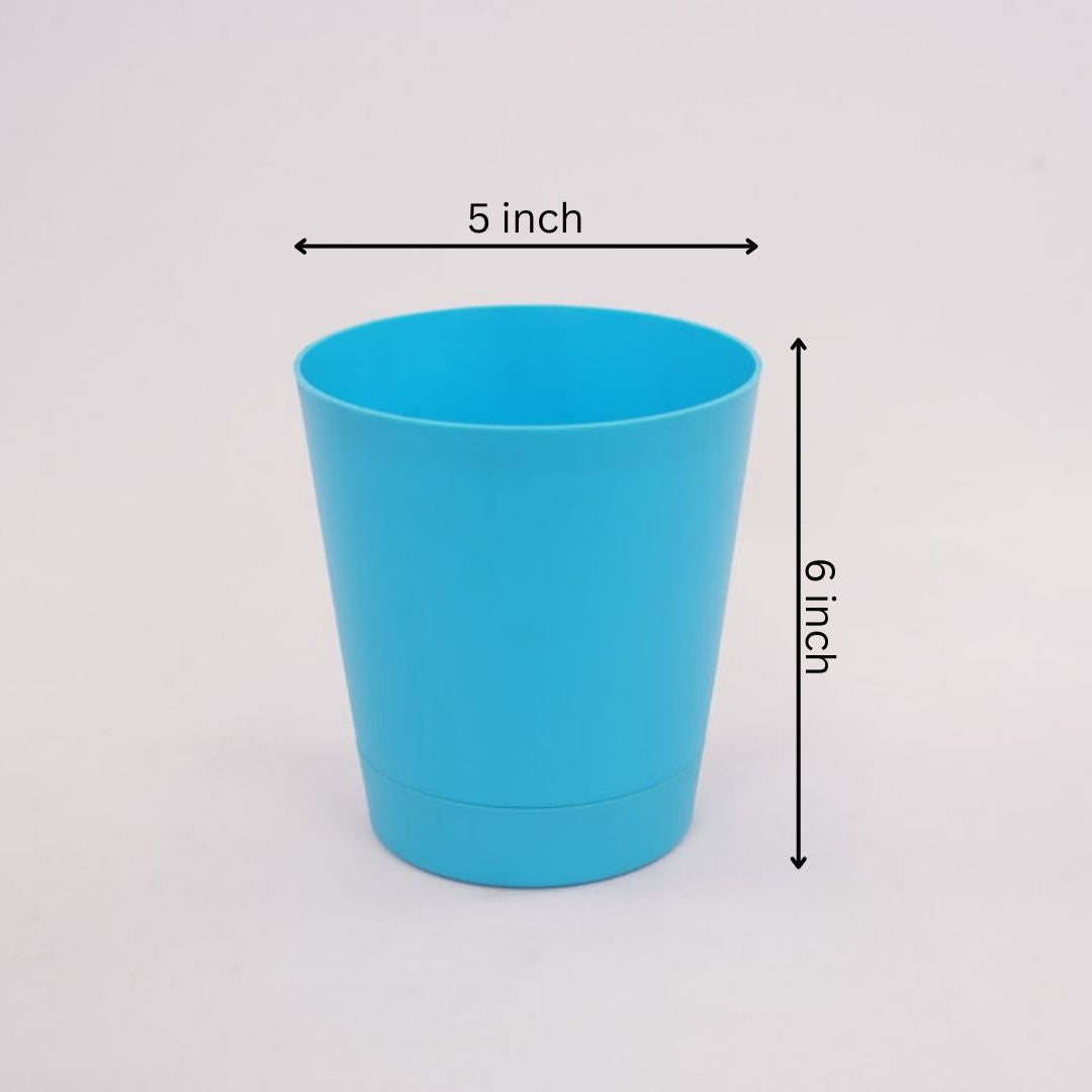 Round Plastic Flower Pots