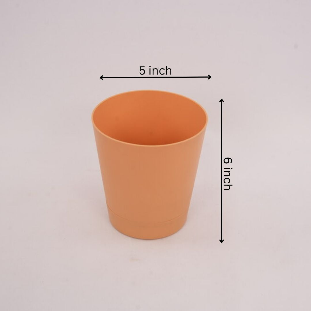 Round Plastic Flower Pots