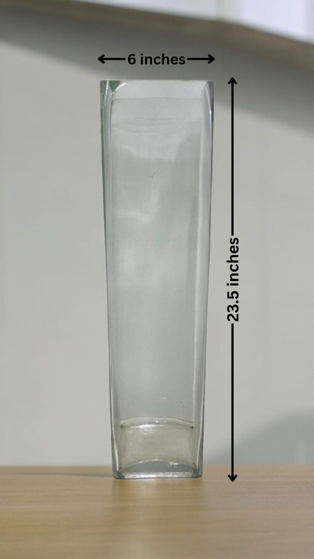Imported Clear Glass Vases