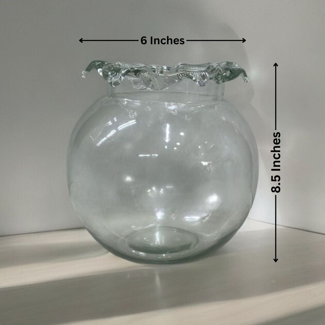 Imported Clear Glass Vases