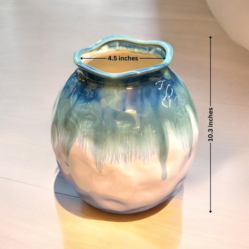Designer planter with color shade