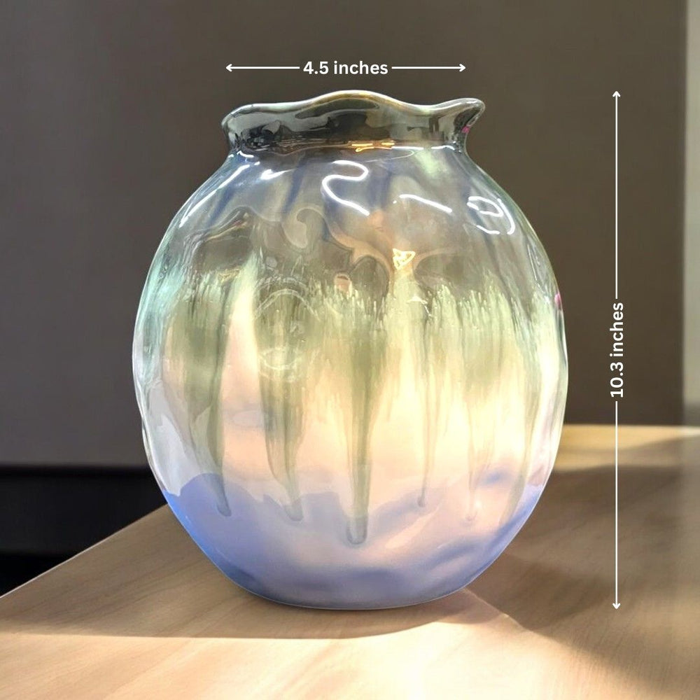 Designer planter with color shade