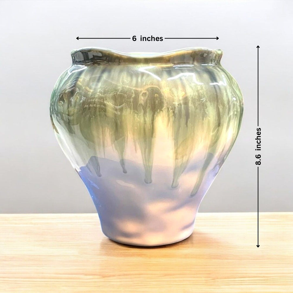 Designer planter with color shade