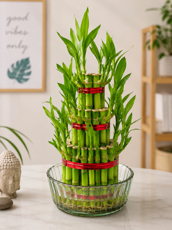 3 Layer Lucky Bamboo Plant