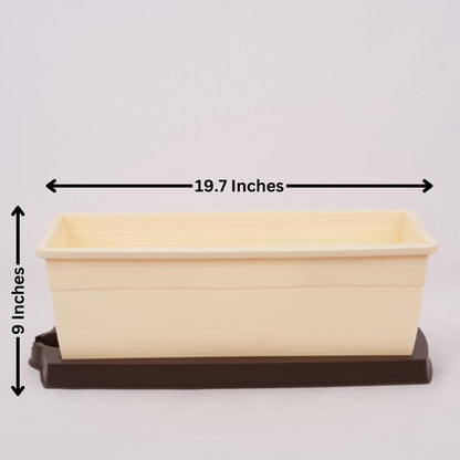 Rectangular Long Planter (Plastic)