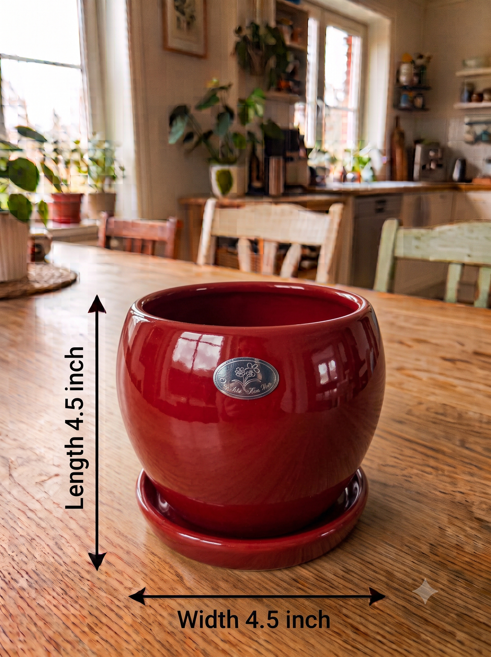 Apple Planter - Classic in Red