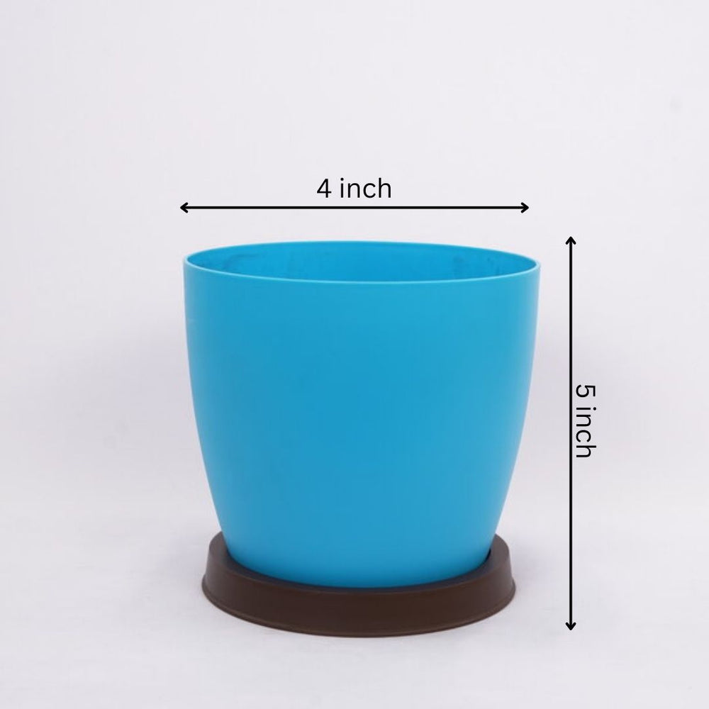 Creative Farmer Flower Pot Ronda With Tray