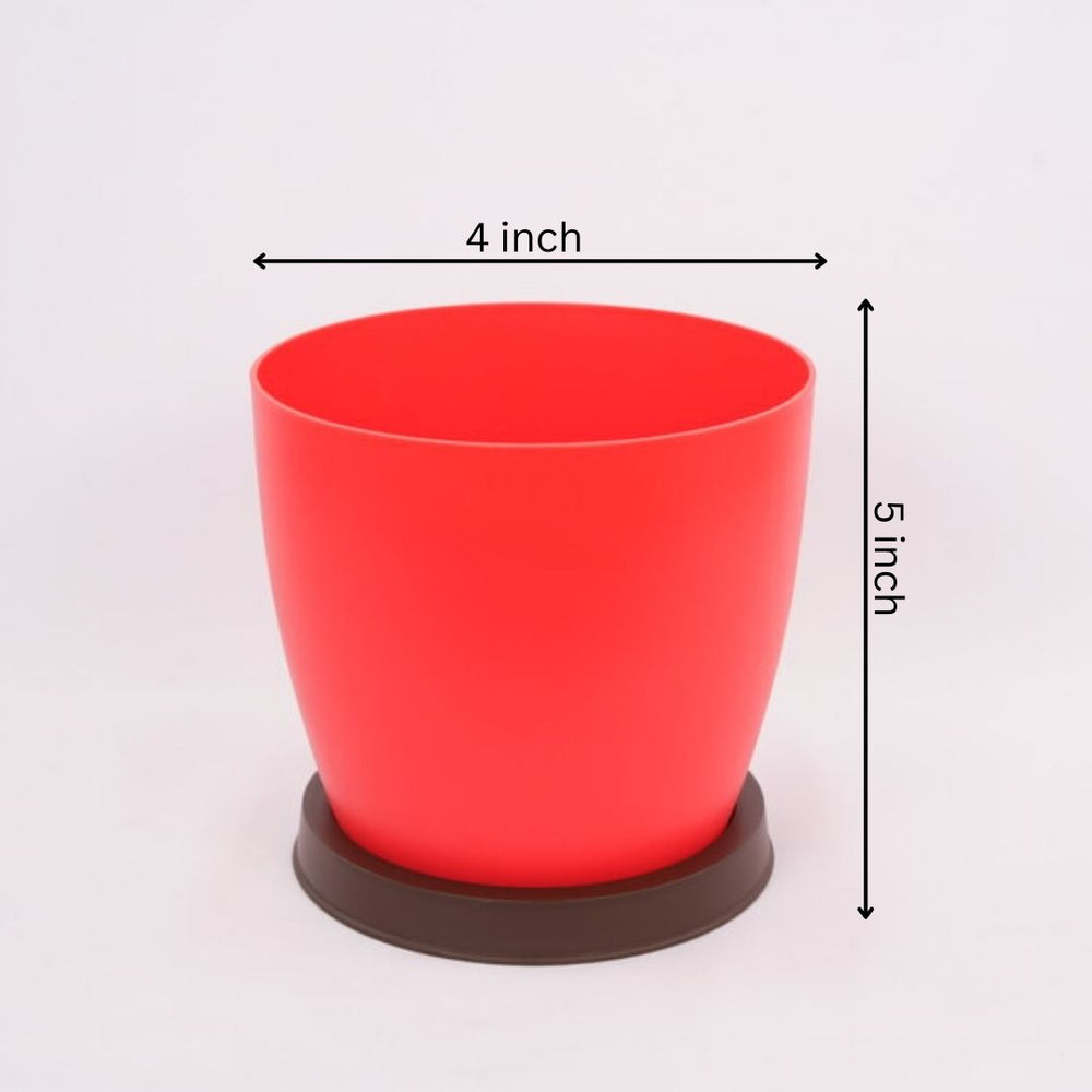 Creative Farmer Flower Pot Ronda With Tray