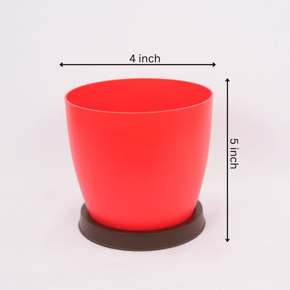 Creative Farmer Flower Pot Ronda With Tray