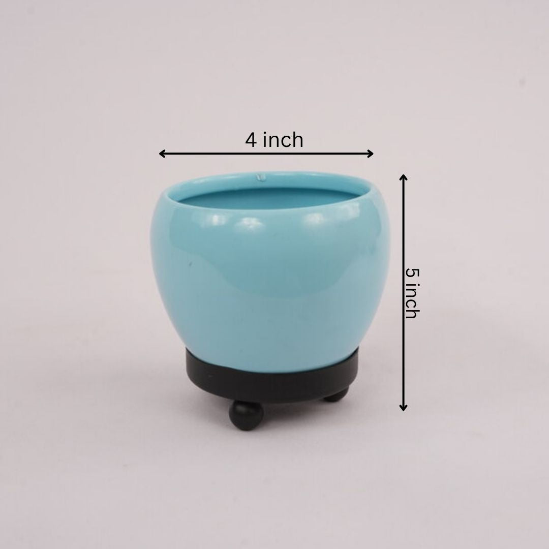 Orchid Pot with tray (Minimum 3 Piece)