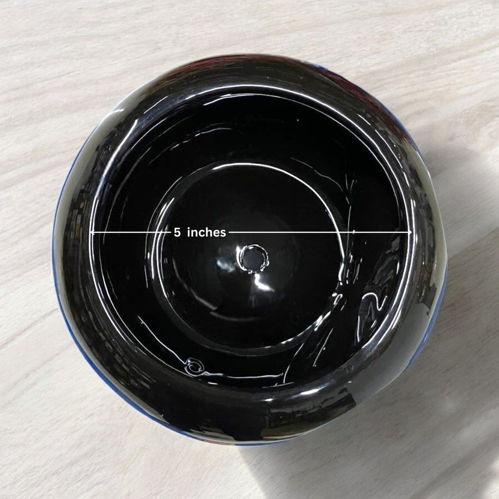 Apple pot with handle and tray