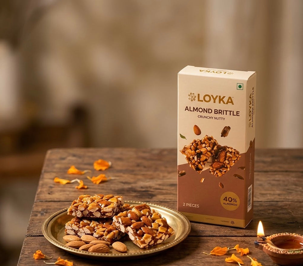 Loyka Almond Brittle — CrazyFlora Diwali hamper item
