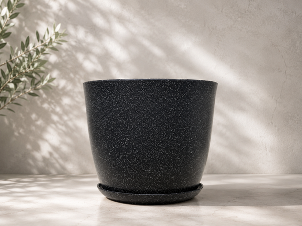 Midnight Luxe Fiber Planter