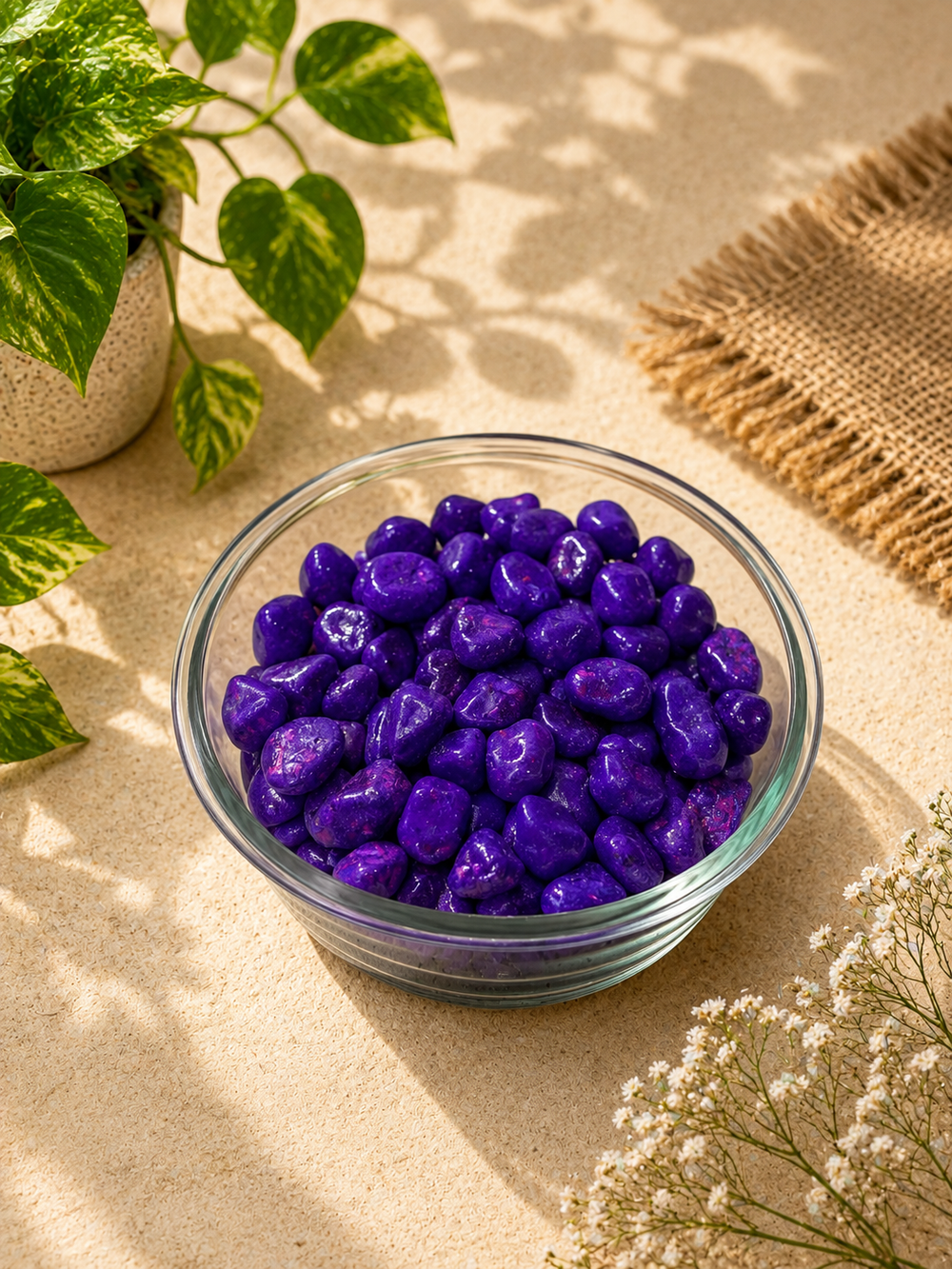 Premium Decorative Pebbles for Plants & Landscaping