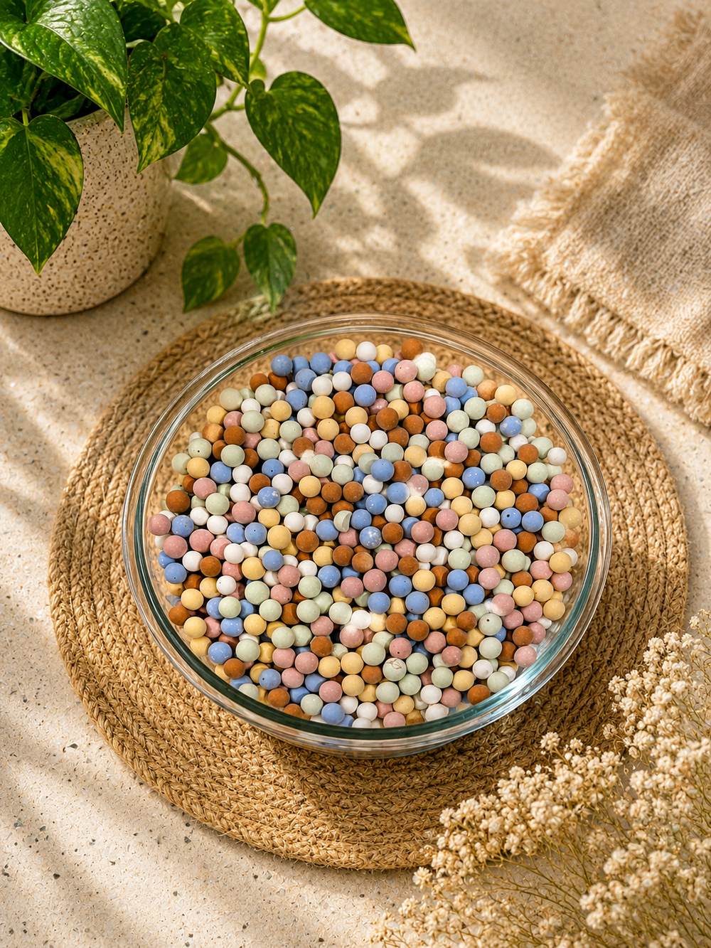 CrazyFlora Mixed Colored Clay Balls for Plants
