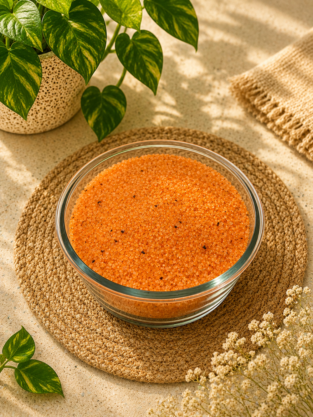 Orange Plant Decorative Granules