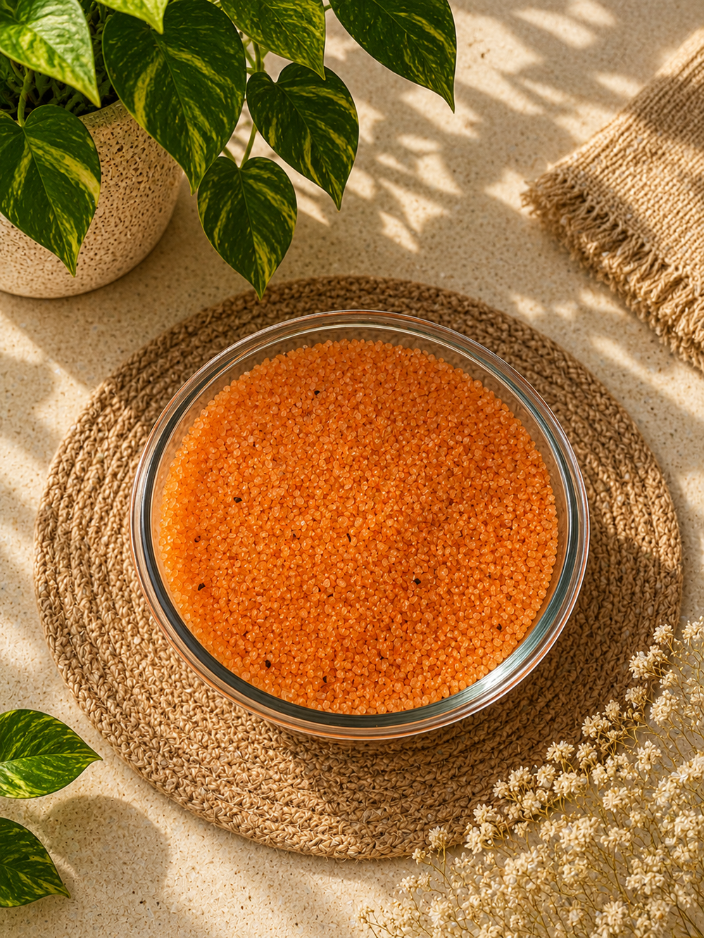 Orange Plant Decorative Granules