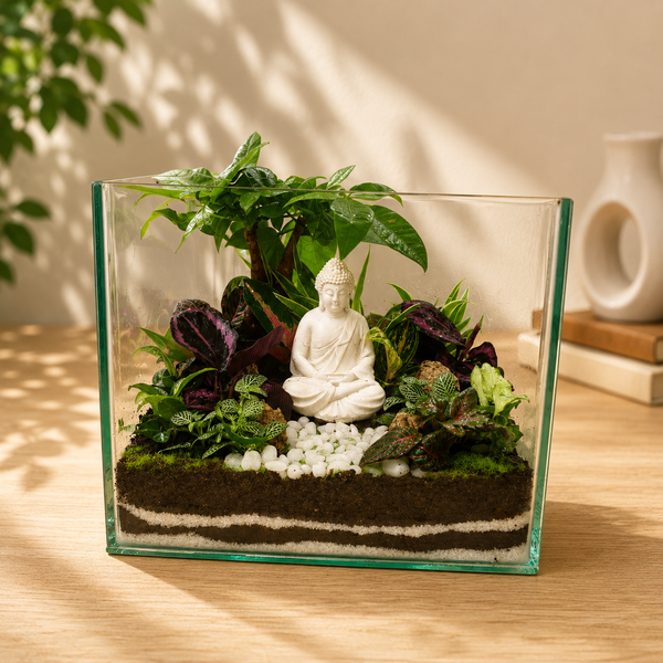 Zen Garden Buddha Terrarium