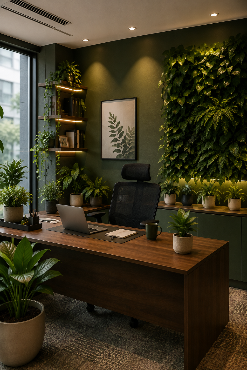 Office Green Décor