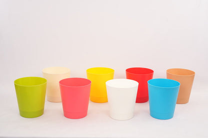 Round Plastic Flower Pots