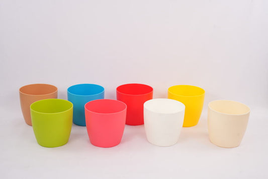 Round Plastic Flower Pots