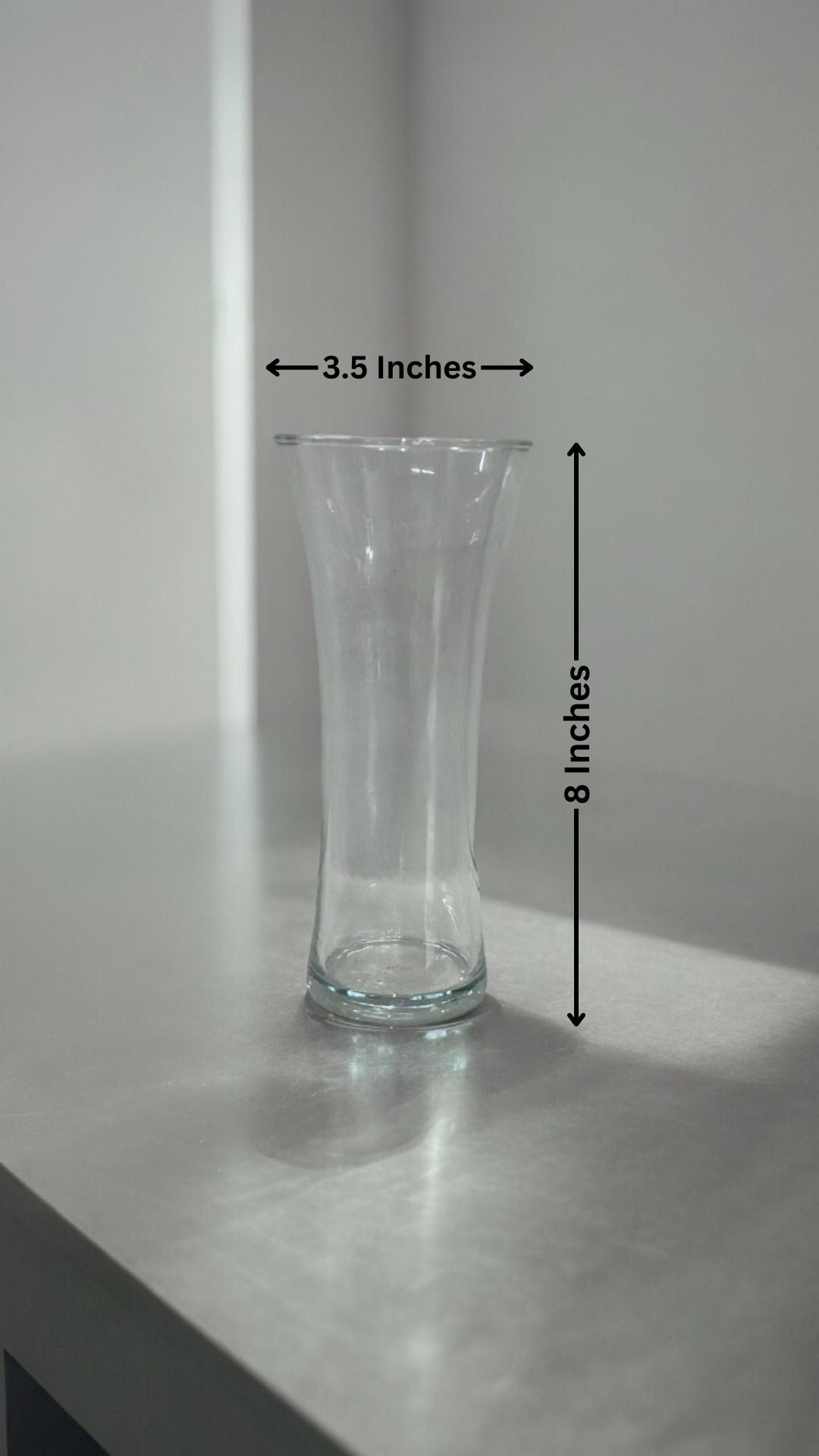 Imported Clear Glass Vases