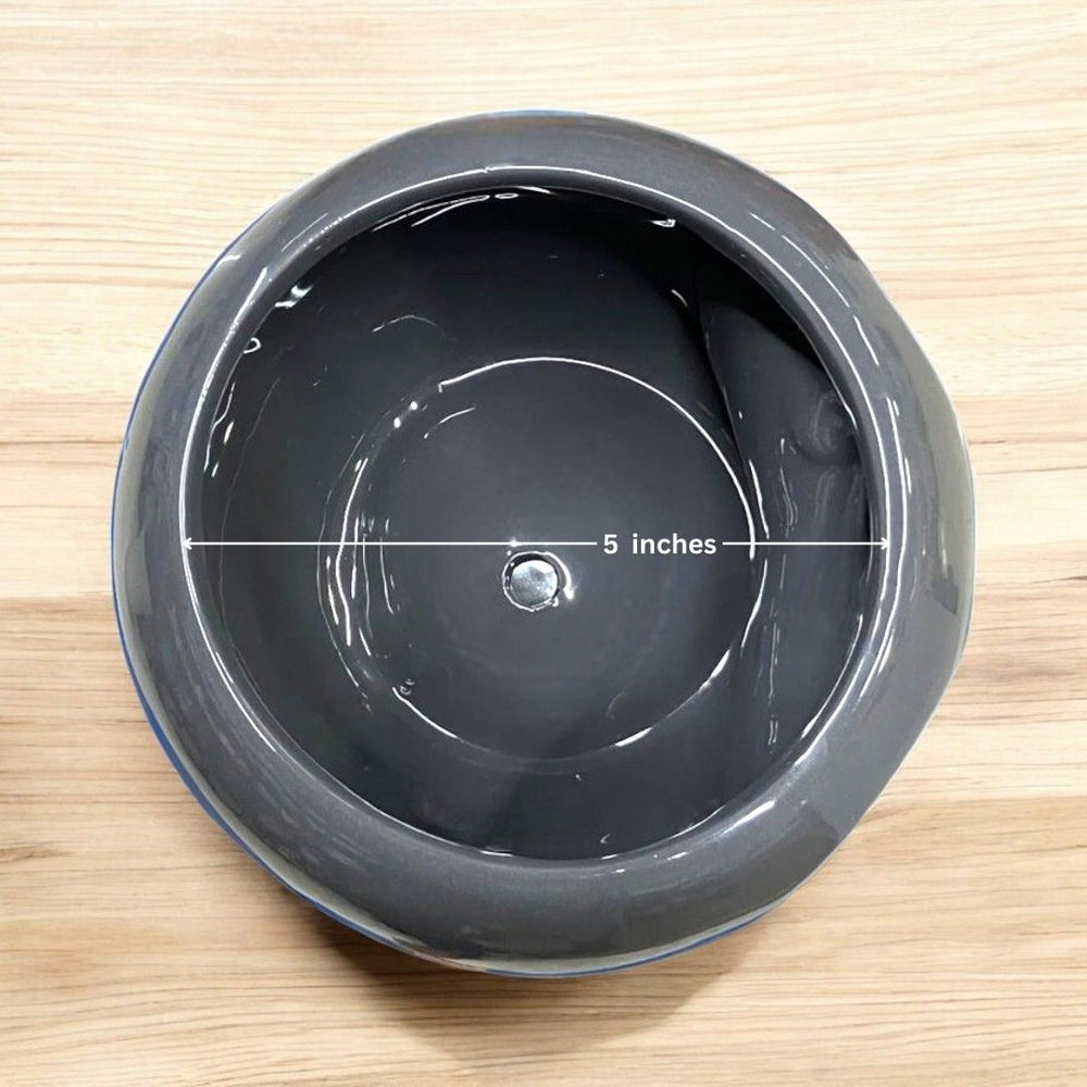 Apple pot with handle and tray