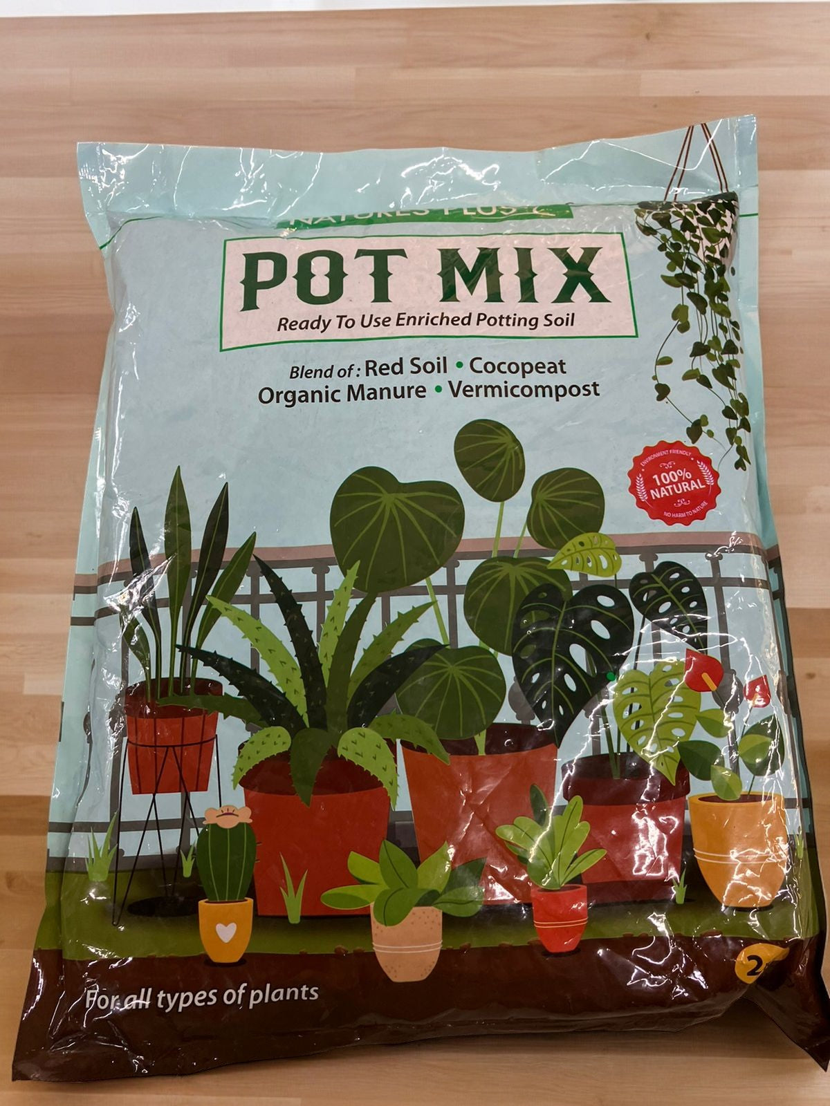 Natures Plus Pot Mix (Organic Manure)